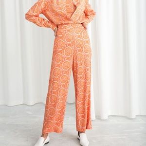 & Other Stories | High-waisted Satin Pant